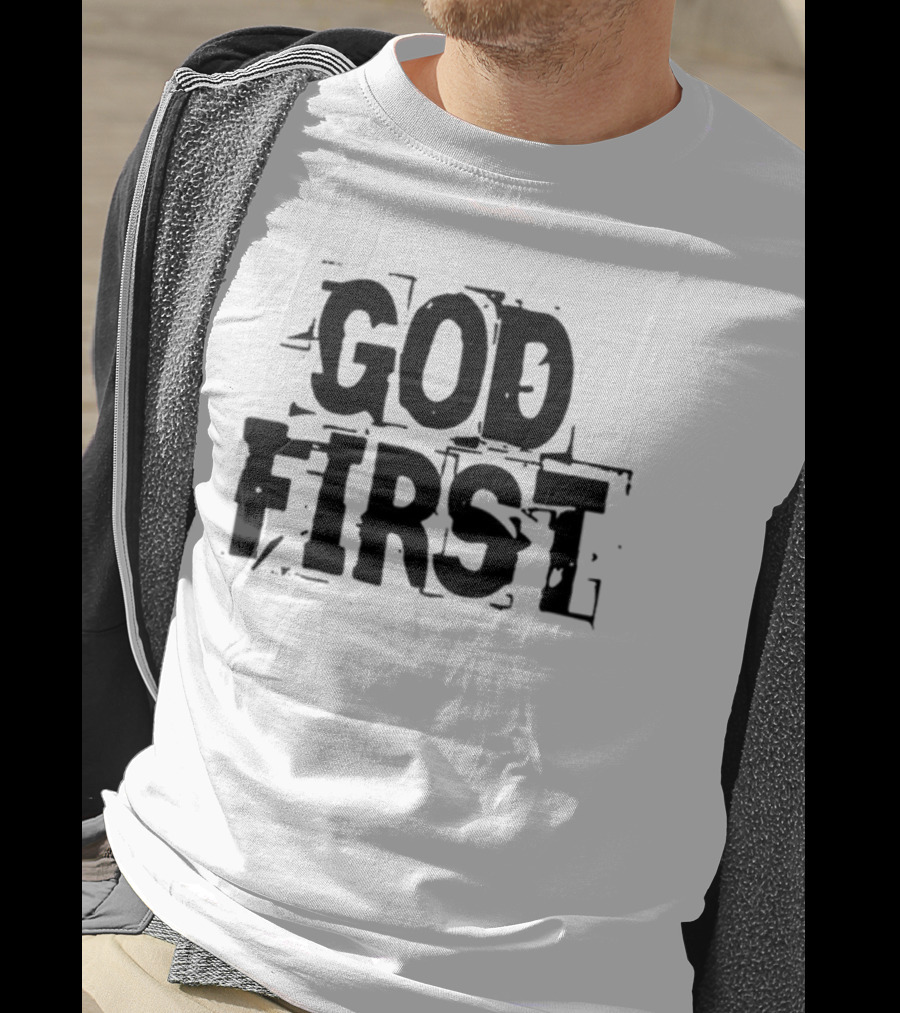Reformedbychrist God First Faithful Priority T-Shirt