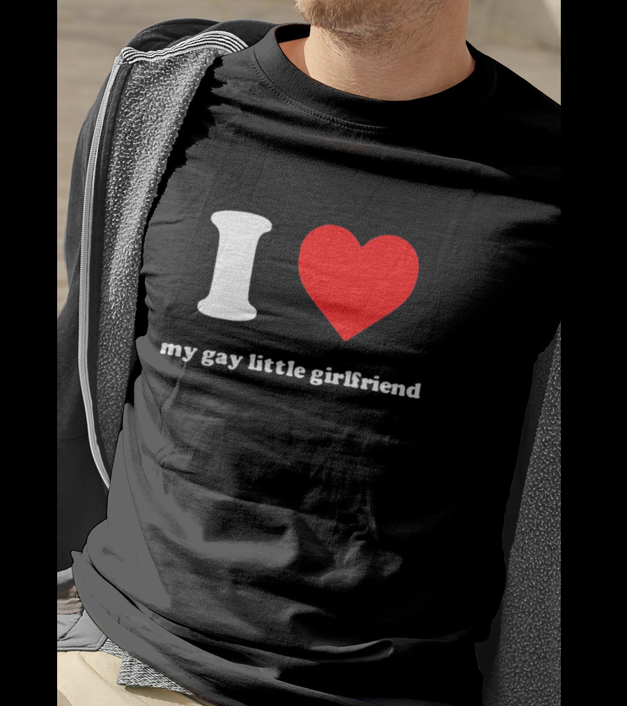 I Heart My Gay Little Girlfriend Vinny Mauro T-Shirt