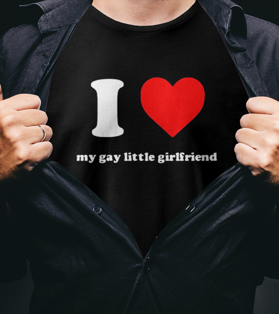 I Heart My Gay Little Girlfriend Vinny Mauro T-Shirt
