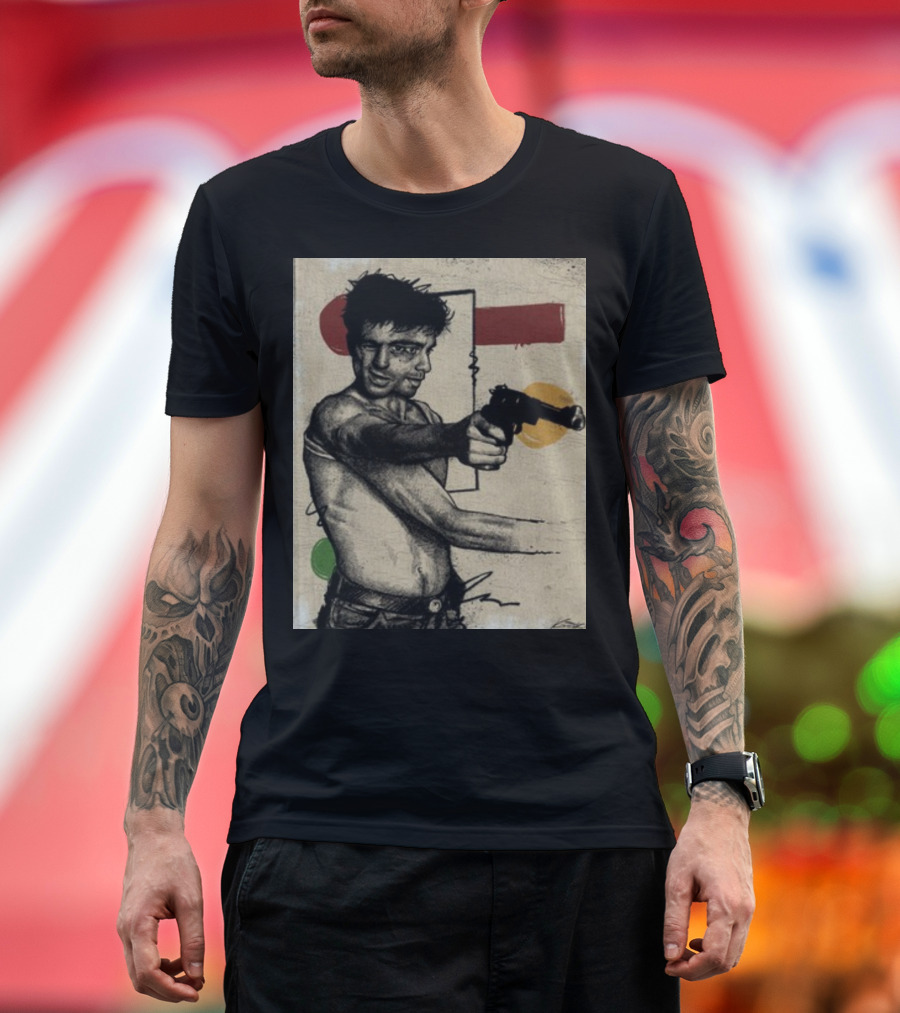 Kightek Taxi Driver Gunman T-Shirt