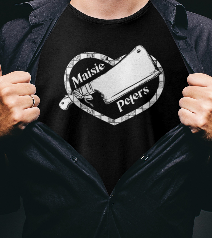 Maisie Peters Cleaver Heart Motif T-Shirt