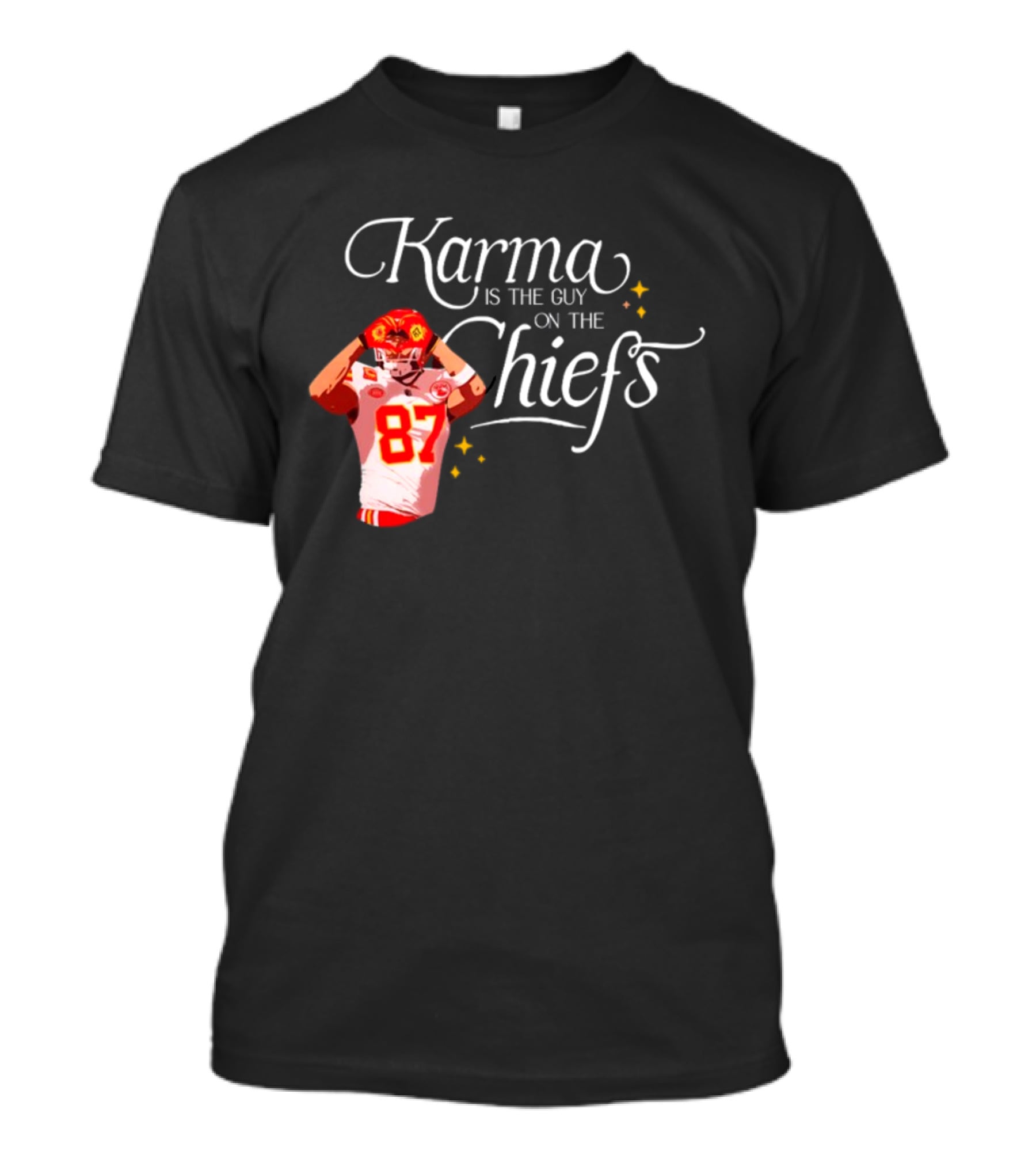 Karma Is The Guy On The Chiefs 87 T-Shirt
