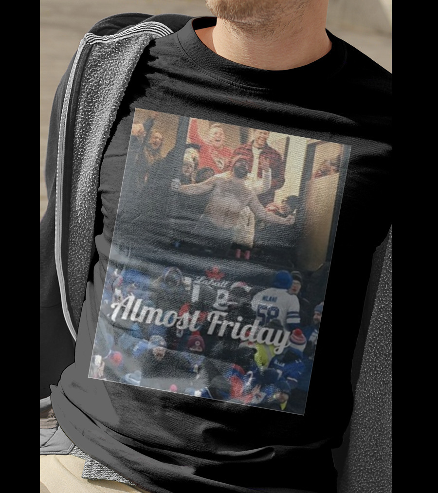 Almost Friday Kelce Labatt Beer Football T-Shirt