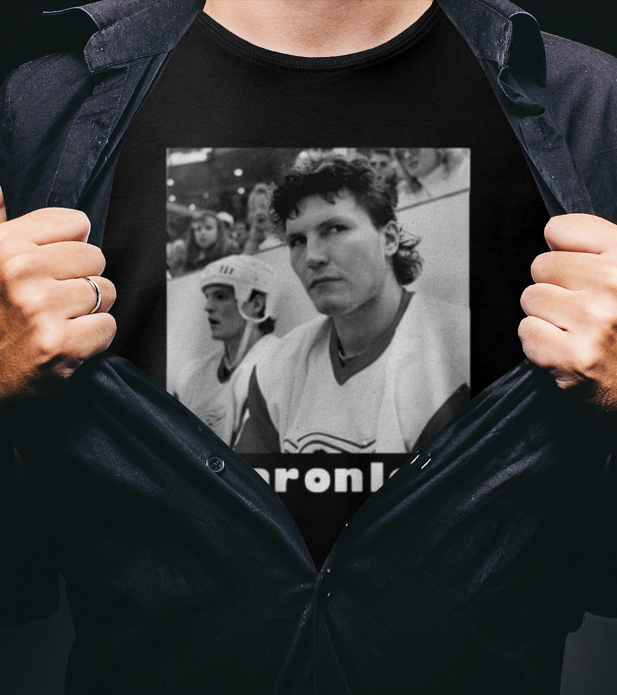 Bob Probert War On Ice Hockey Legend In Action T-Shirt