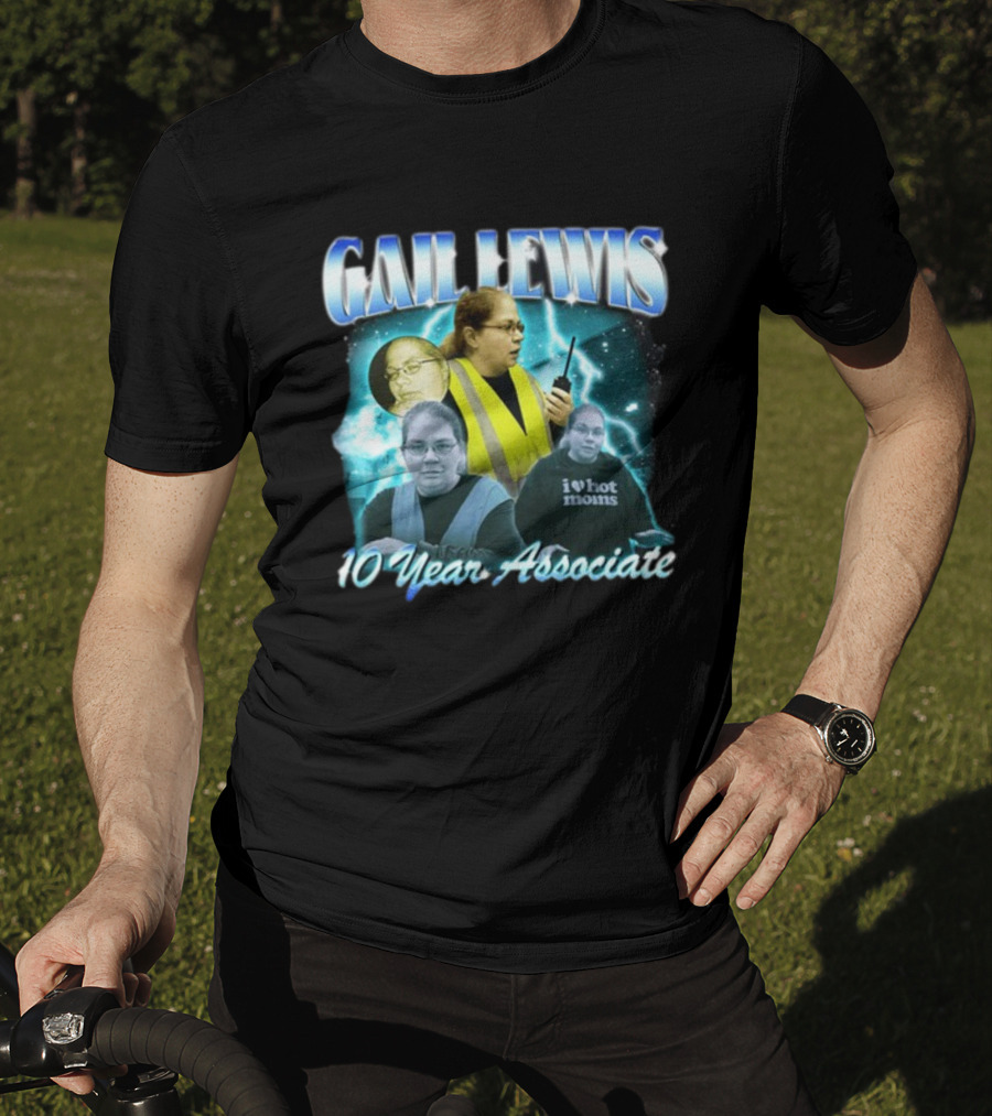 Gail Lewis 10 Year Associate I Love Hot Moms Vintage T-Shirt