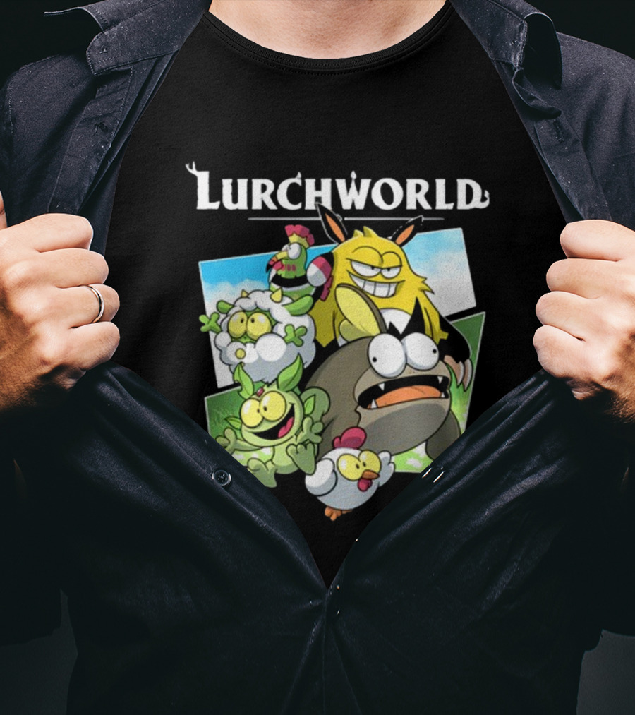 Lurchworld Grnk.Shop Characters Adventure T-Shirt
