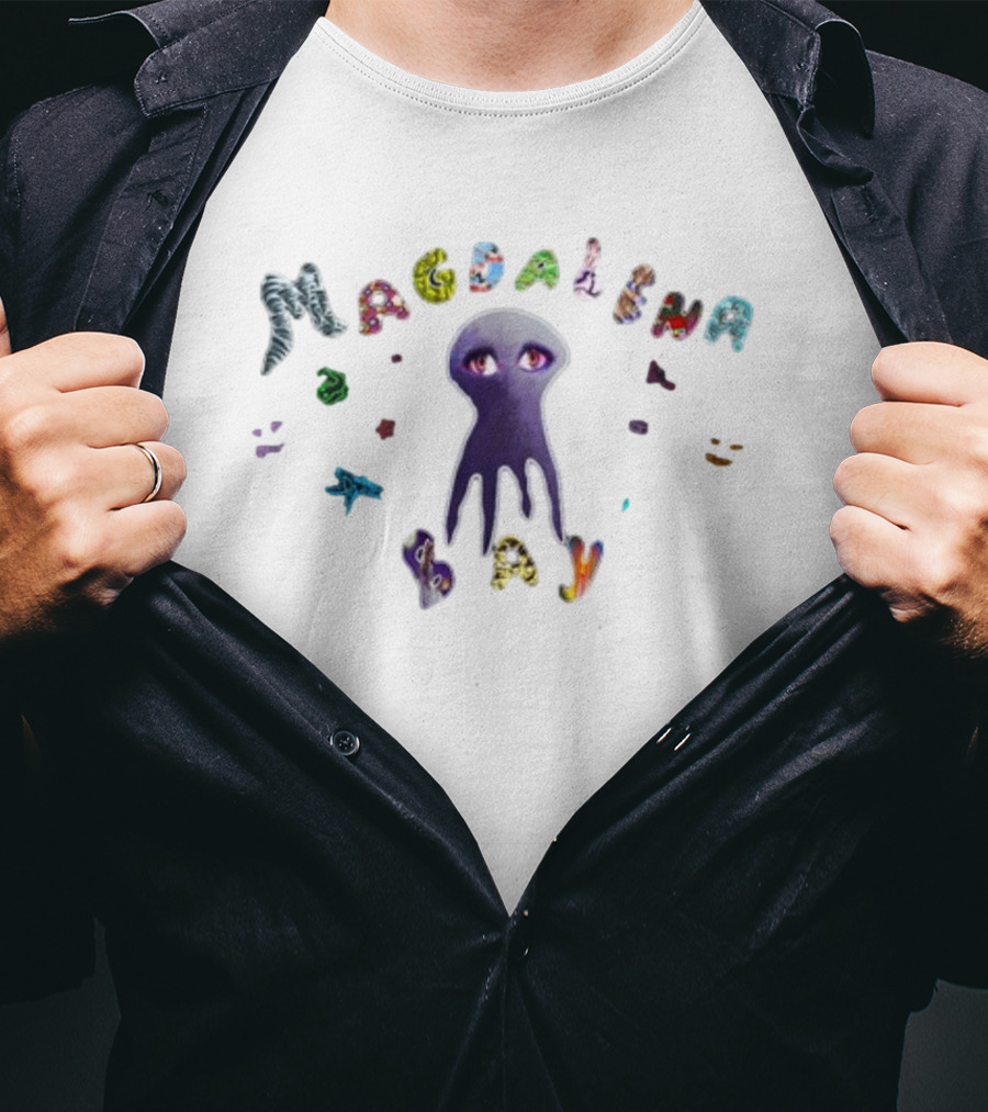 Magdalena Bay Creature Threefourco Alien Text T-Shirt