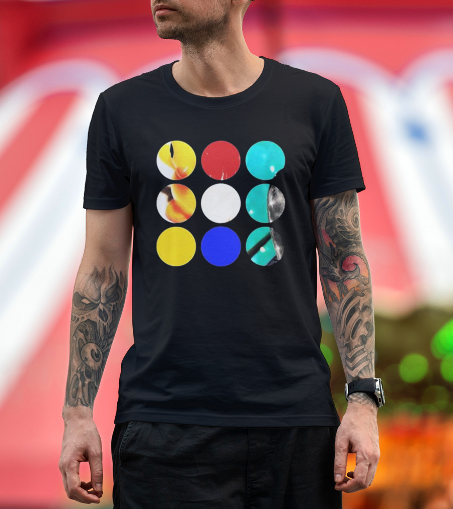 Fleshwater Sounds Of Grieving Circles Color Palette T-Shirt