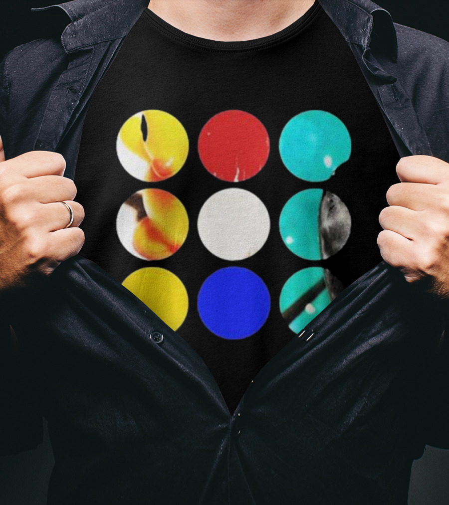 Fleshwater Sounds Of Grieving Circles Color Palette T-Shirt