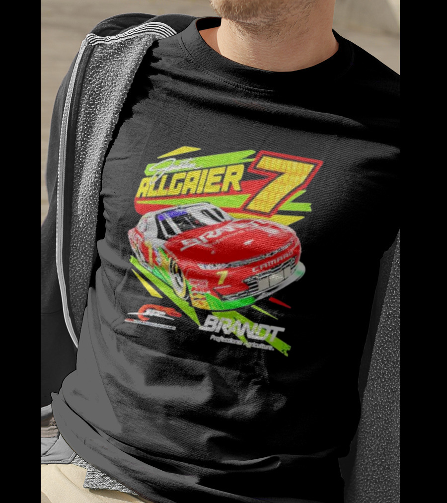 Justin Allgaier 7 JR Motorsports Brandt Camaro Racing Car T-Shirt