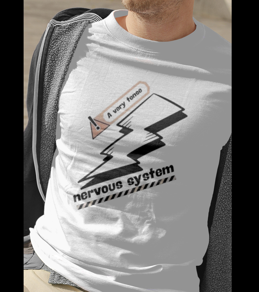 A Very Tense Nervous System Lightning Bolt T-Shirt