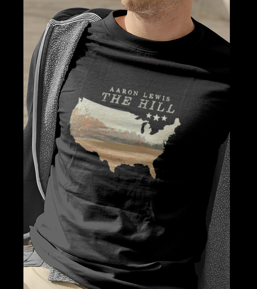 Aaron Lewis The Hill USA Landscape Stars T-Shirt
