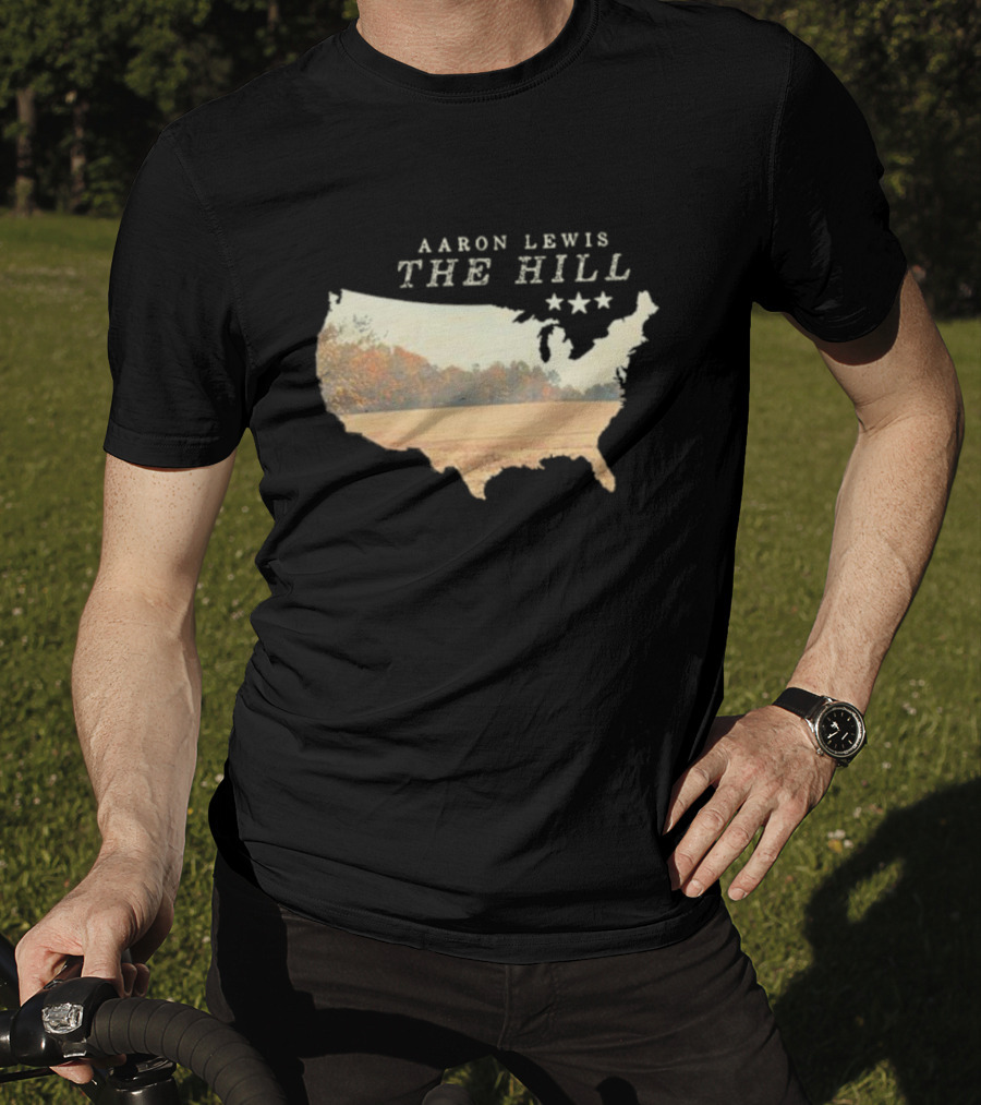 Aaron Lewis The Hill USA Landscape Stars T-Shirt