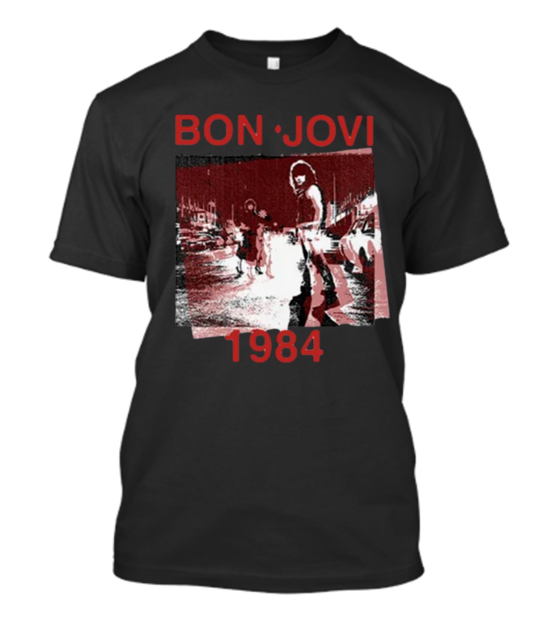 Bon Jovi Streets 1984 Urban Scene T-Shirt