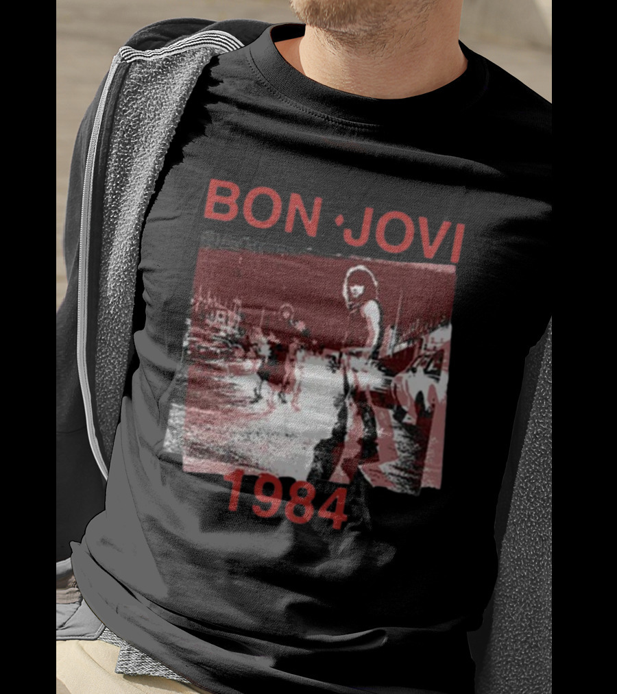 Bon Jovi Streets 1984 Urban Scene T-Shirt