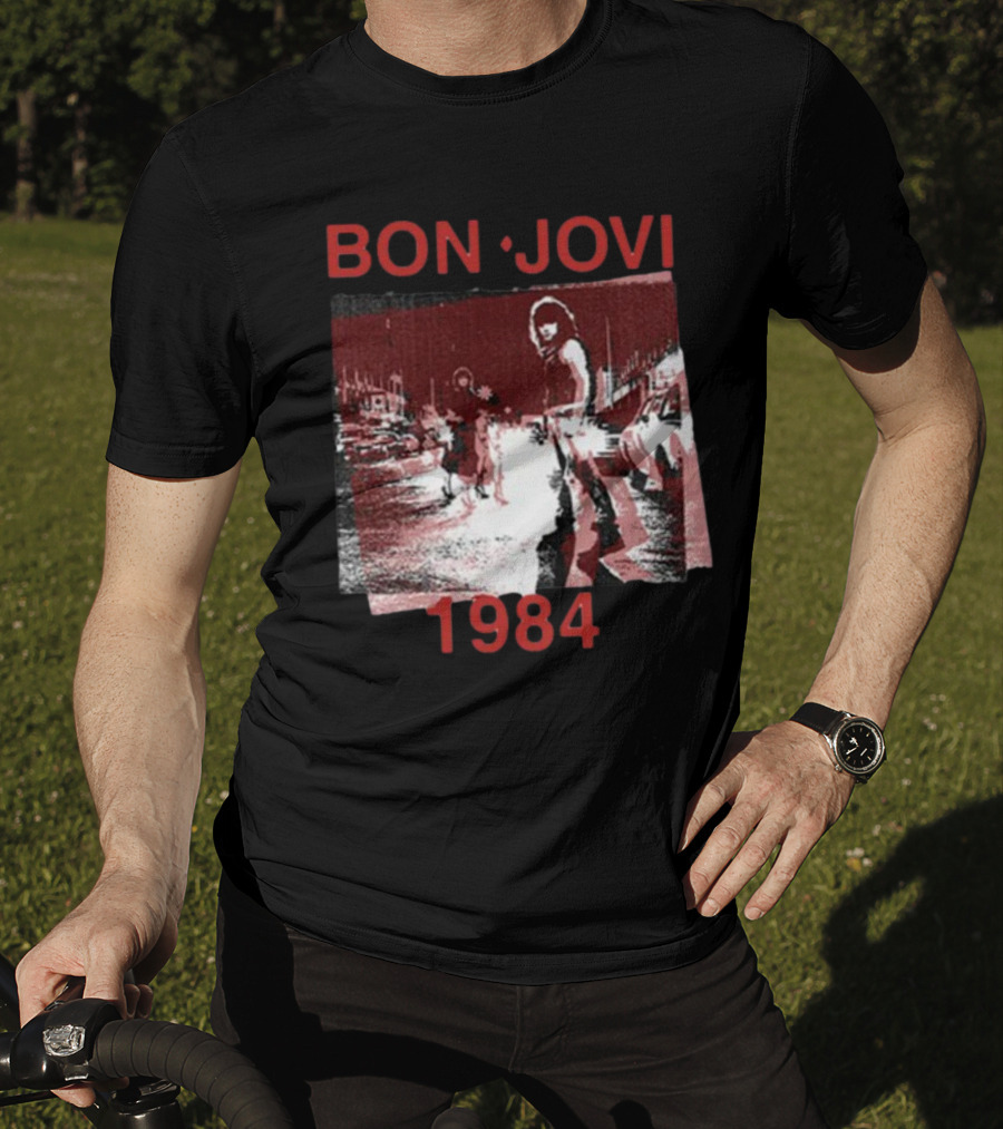 Bon Jovi Streets 1984 Urban Scene T-Shirt
