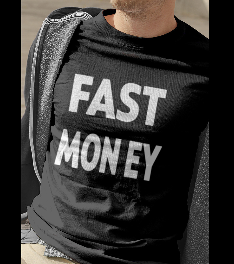 Jason Kelce Fast Money Black T-Shirt