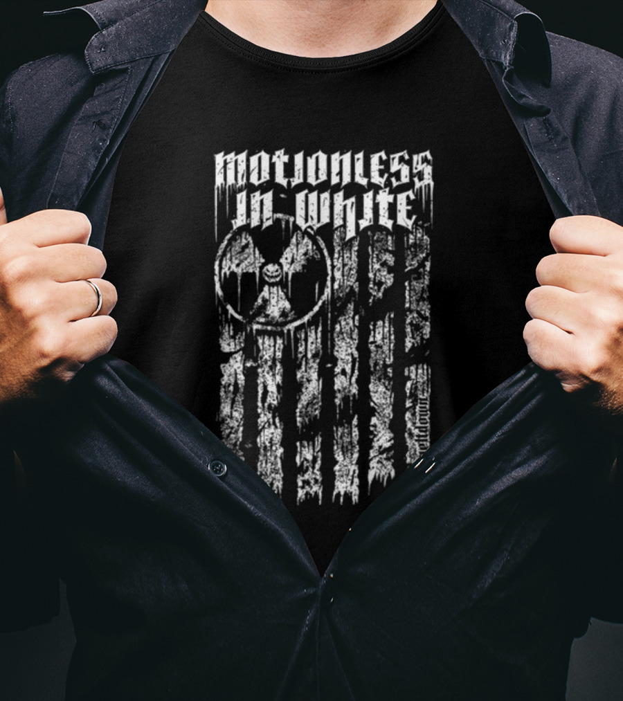 Motionless In White Apocalyptic Radiation Decay Iconography T-Shirt