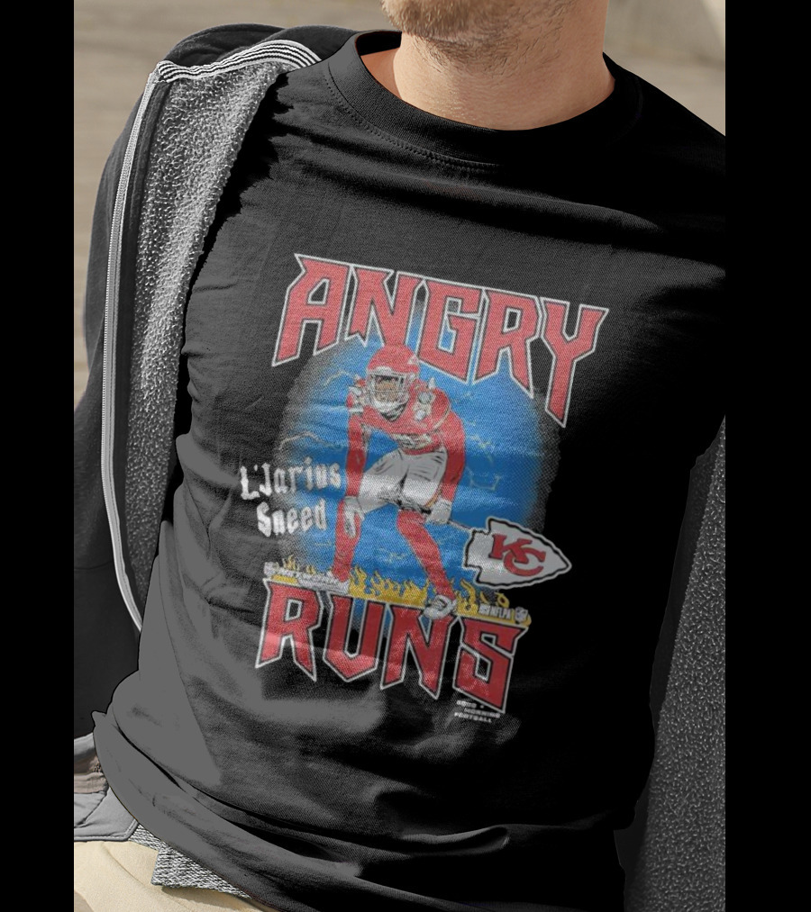 Angry Runs L'Jarius Sneed Kansas City Chiefs 88 Yards Touchdown Football T-Shirt