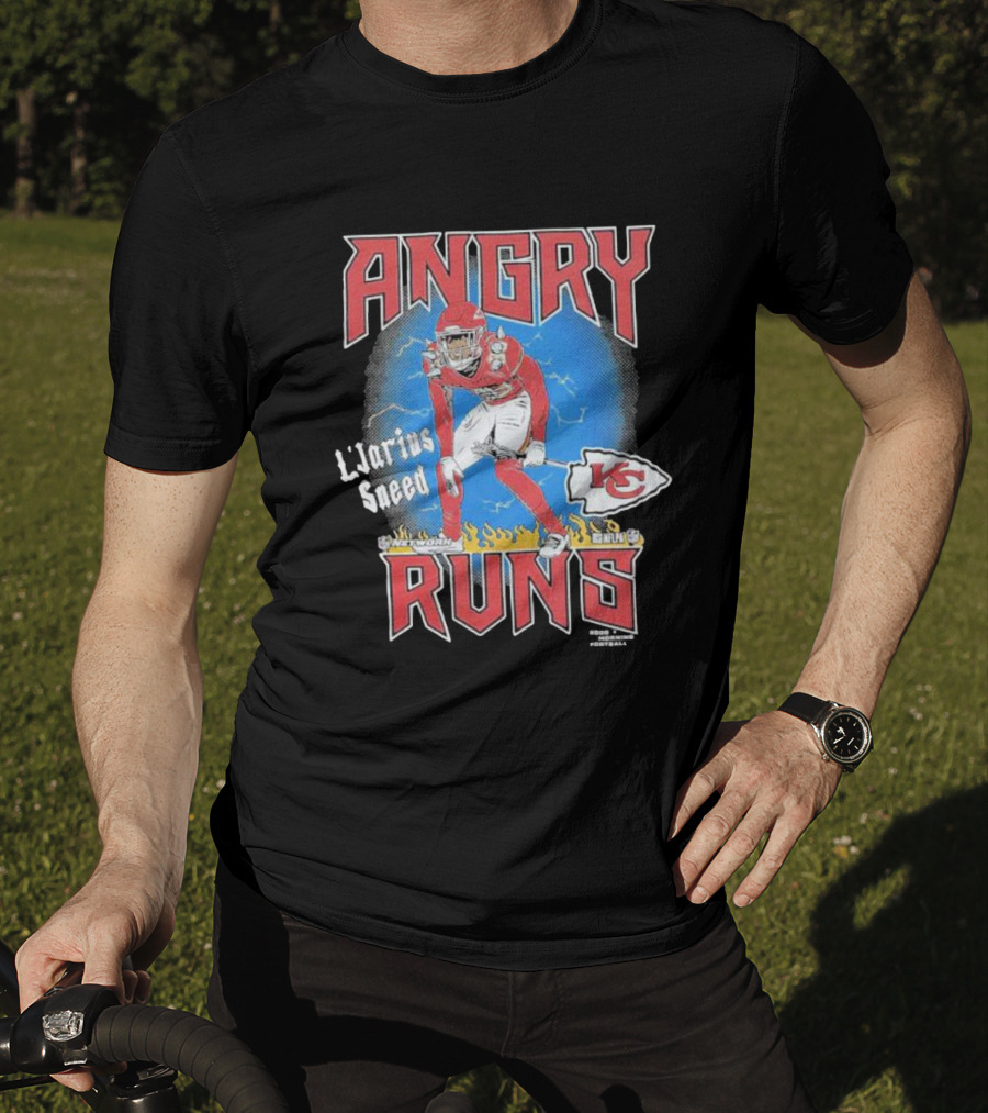 Angry Runs L'Jarius Sneed Kansas City Chiefs 88 Yards Touchdown Football T-Shirt