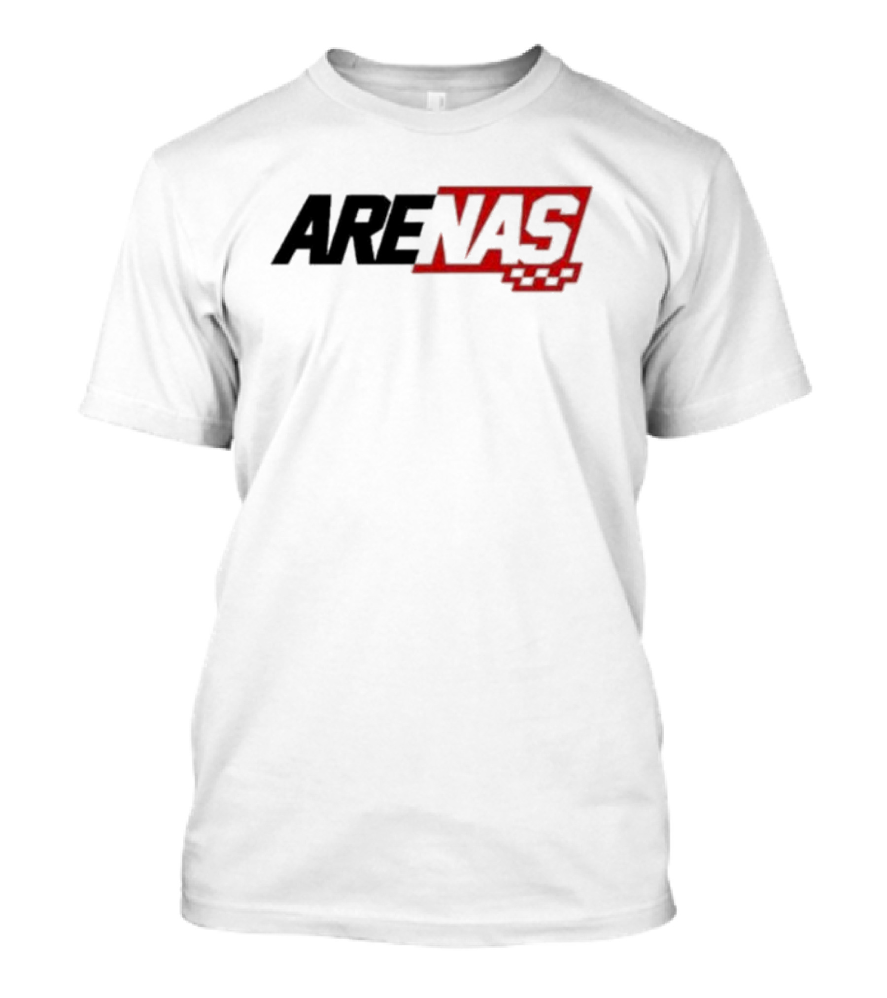 ARENAS Racing Team Motorsport Checkered Flag T-Shirt