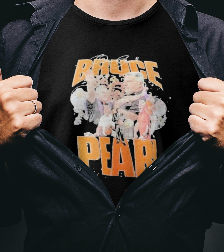 Bruce Pearl Auburn Coach Dynamic Basketball Collage T-Shirt