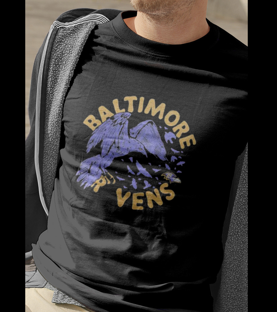 Baltimore Ravens The Raven Vintage T-Shirt