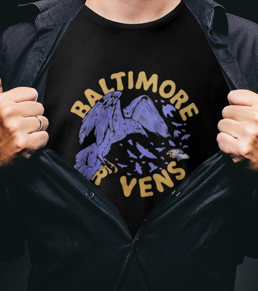 Baltimore Ravens The Raven Vintage T-Shirt