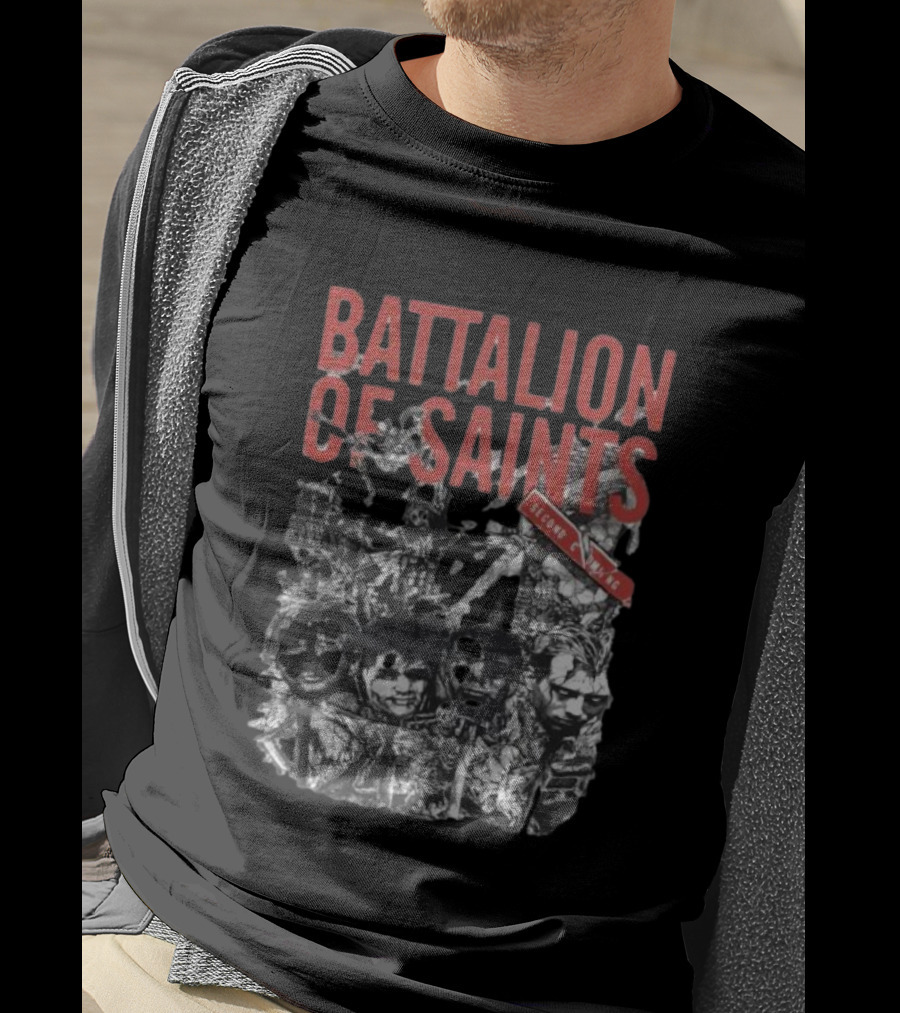 Battalion Of Saints Second Coming Punk Rock Album Cover T-Shirt