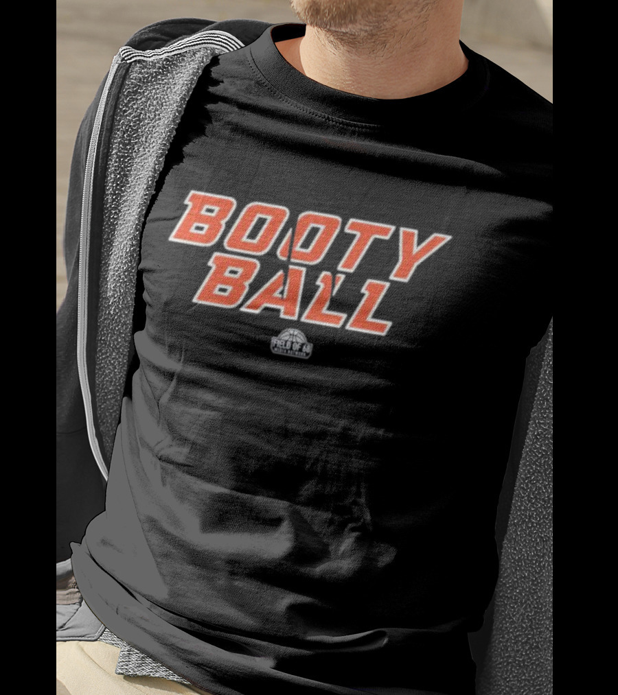 Booty Ball Field Of 68 Media Network Basketball T-Shirt