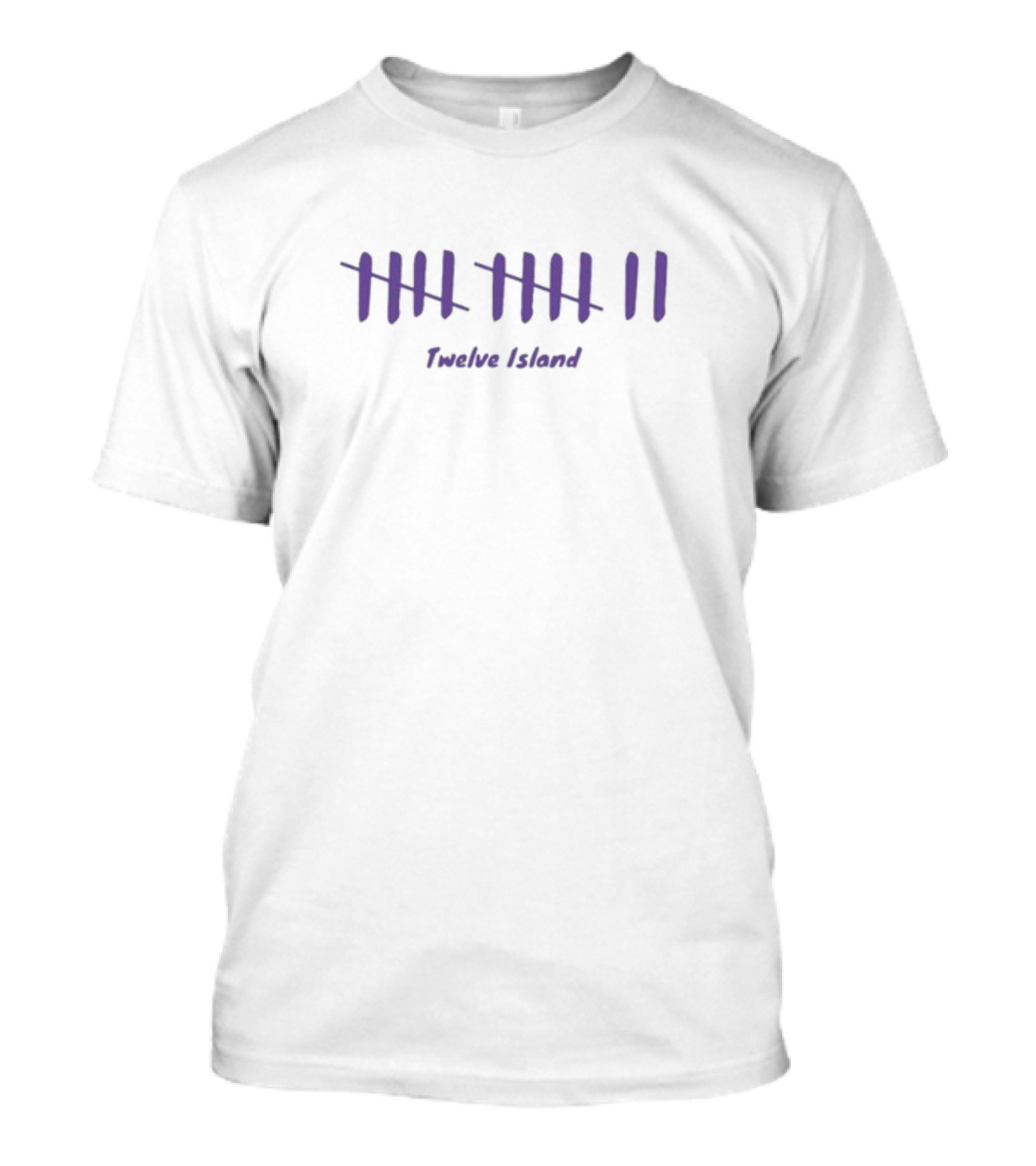 Mikaylah Williams Twelve Island Purple Tally Marks T-Shirt