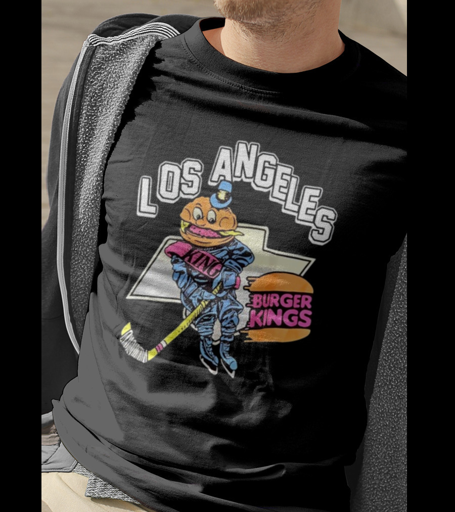 Los Angeles Burger Kings Hockey Character T-Shirt