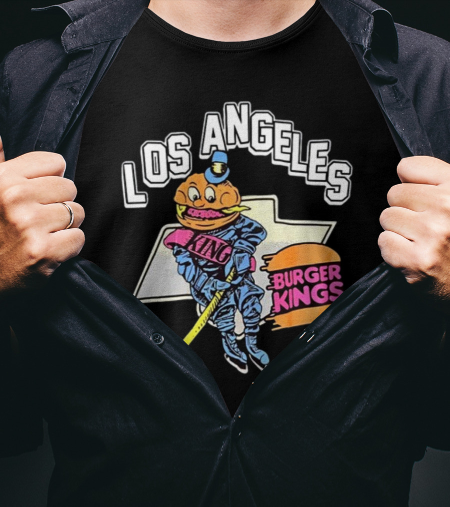 Los Angeles Burger Kings Hockey Character T-Shirt