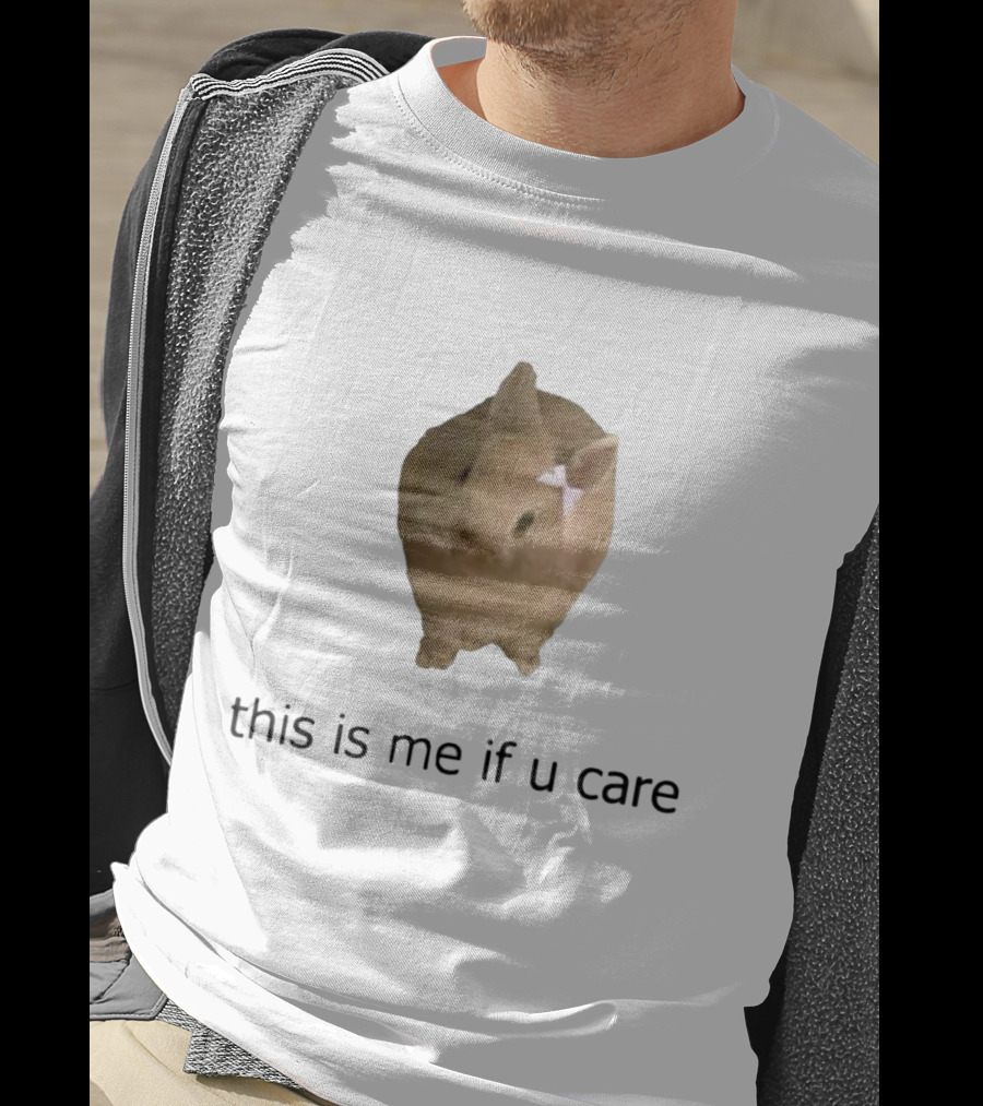 Shopellesong This Is Me If U Care Cute Bunny With Bow T-Shirt