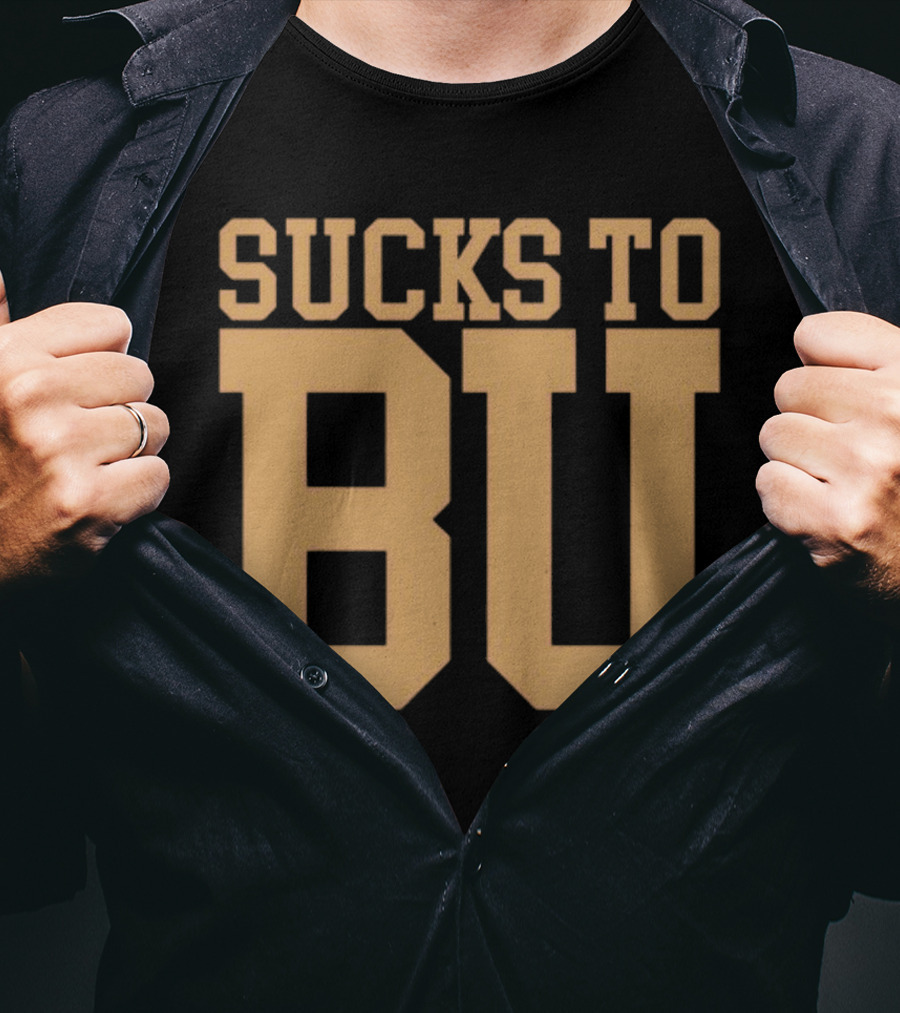 Sucks To BU Brown University Rivalry Fan T-Shirt