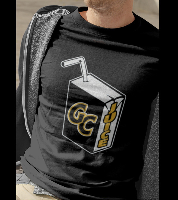 Braylon Mullins Wearing GC Juice Carton T-Shirt