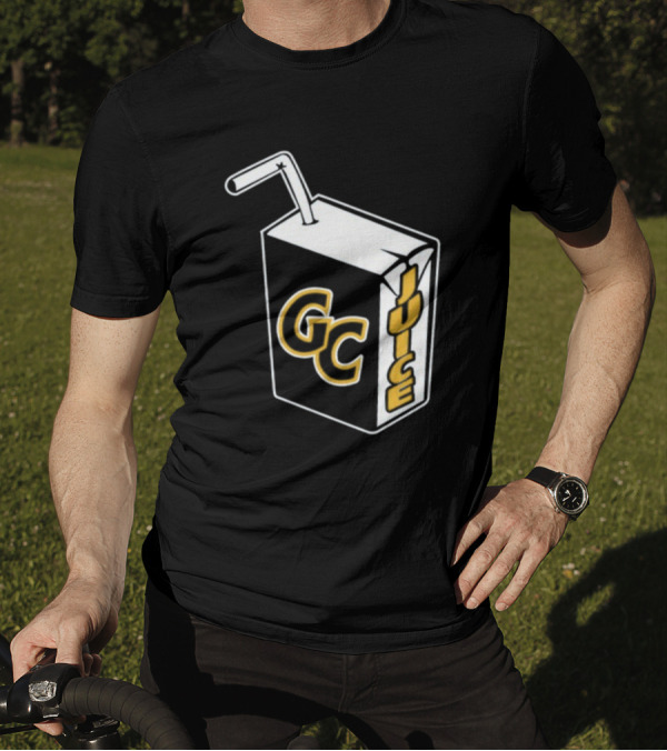Braylon Mullins Wearing GC Juice Carton T-Shirt