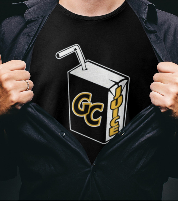 Braylon Mullins Wearing GC Juice Carton T-Shirt