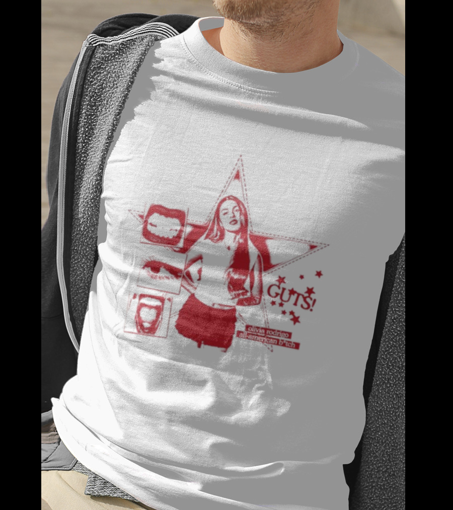 Guts Olivia Rodrigo All American Bich Star T-Shirt