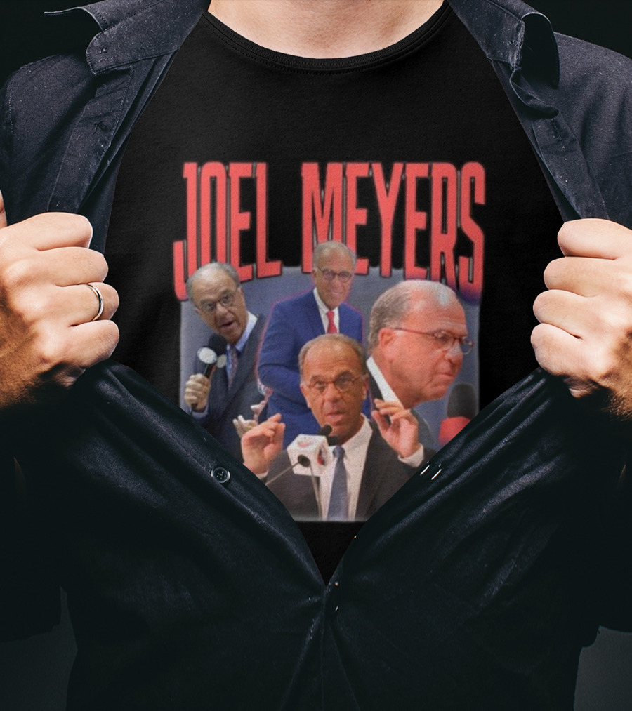 Joel Meyers NBA Announcer Speaker Broadcaster Compilation T-Shirt