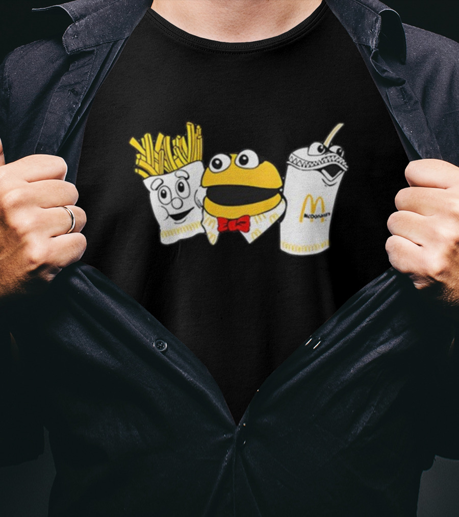 Goldenarachesunlimited McDonald's Meal Buddies Burger Fries Drink T-Shirt
