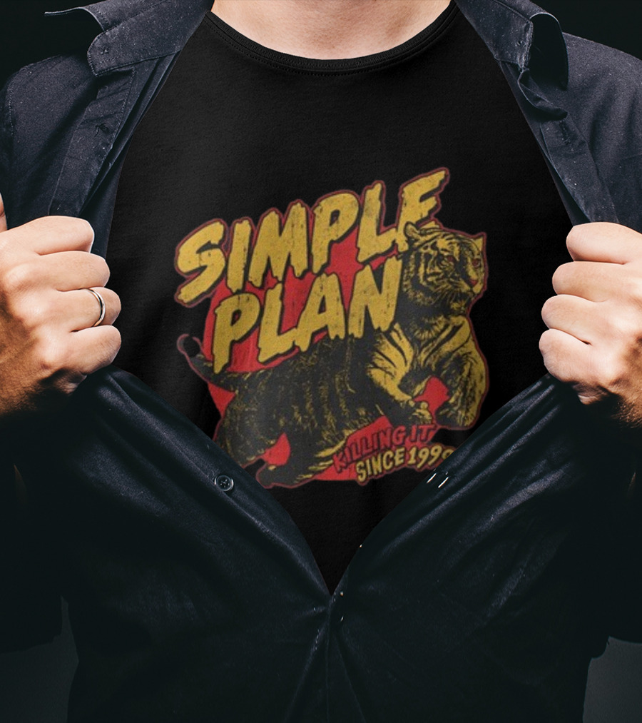 Simple Plan Killing It Since 1999 Tiger T-Shirt