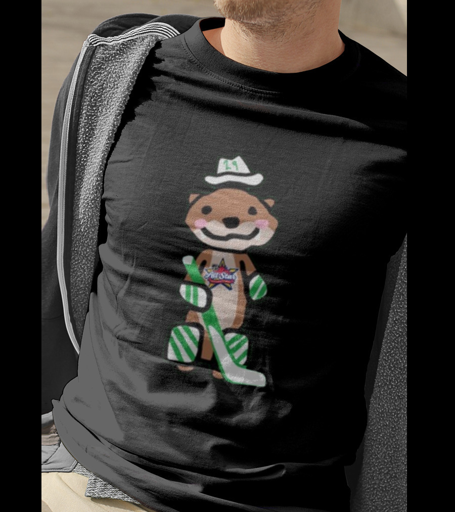 Dallas Stars Jake Otter 29 Hockey Mascot T-Shirt