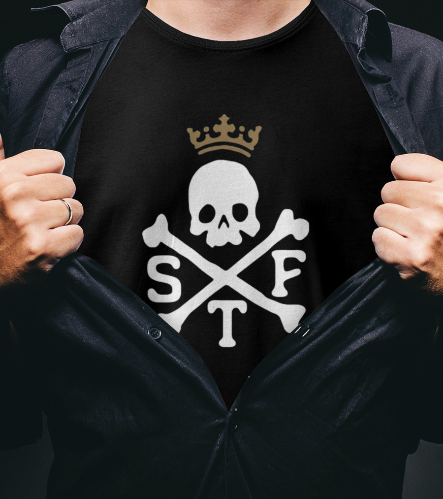 Glenn Beck STF Skull And Bones Crown T-Shirt