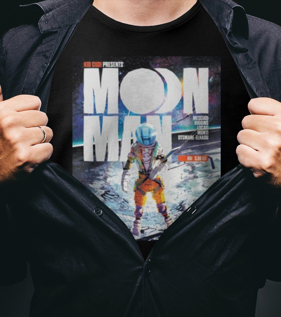 Kid Cudi Presents Moon Man Mescudi Riggins Dot Da Genius Monti Otsmane-Elhaou T-Shirt