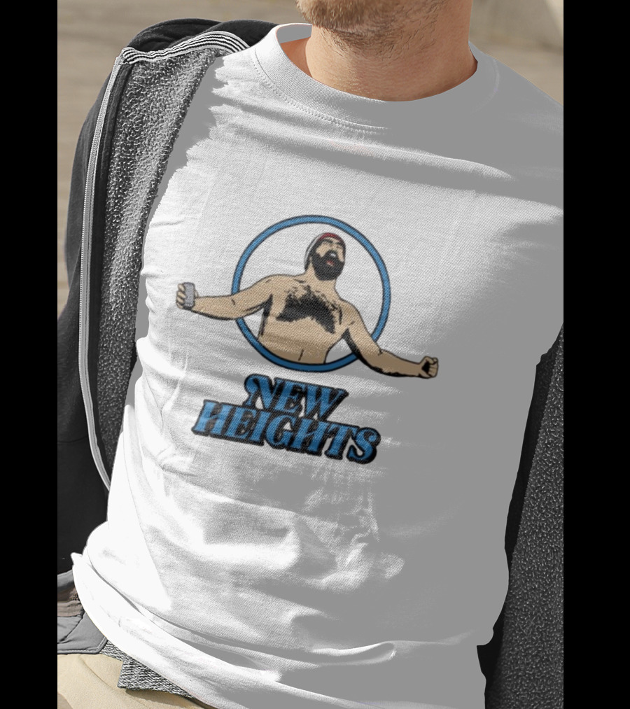 New Heights Jason Kelce Arm Raised Circle T-Shirt