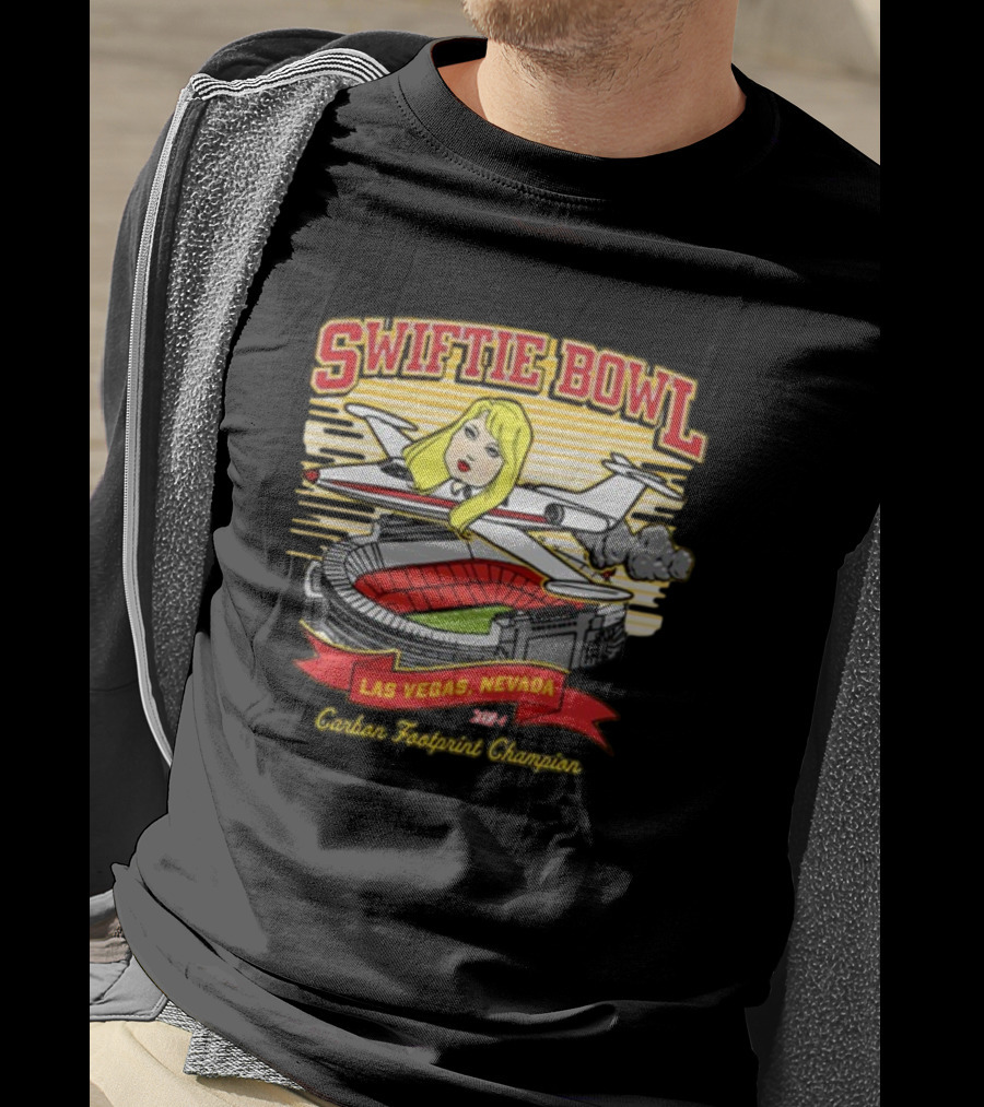 Swiftie Bowl Las Vegas Carbon Footprint Champion T-Shirt