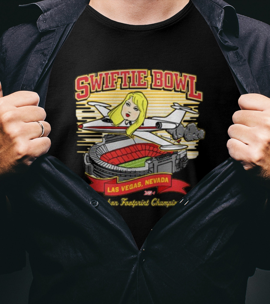 Swiftie Bowl Las Vegas Carbon Footprint Champion T-Shirt
