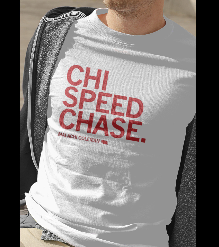CHI SPEED CHASE Malachi Coleman Nebraska T-Shirt