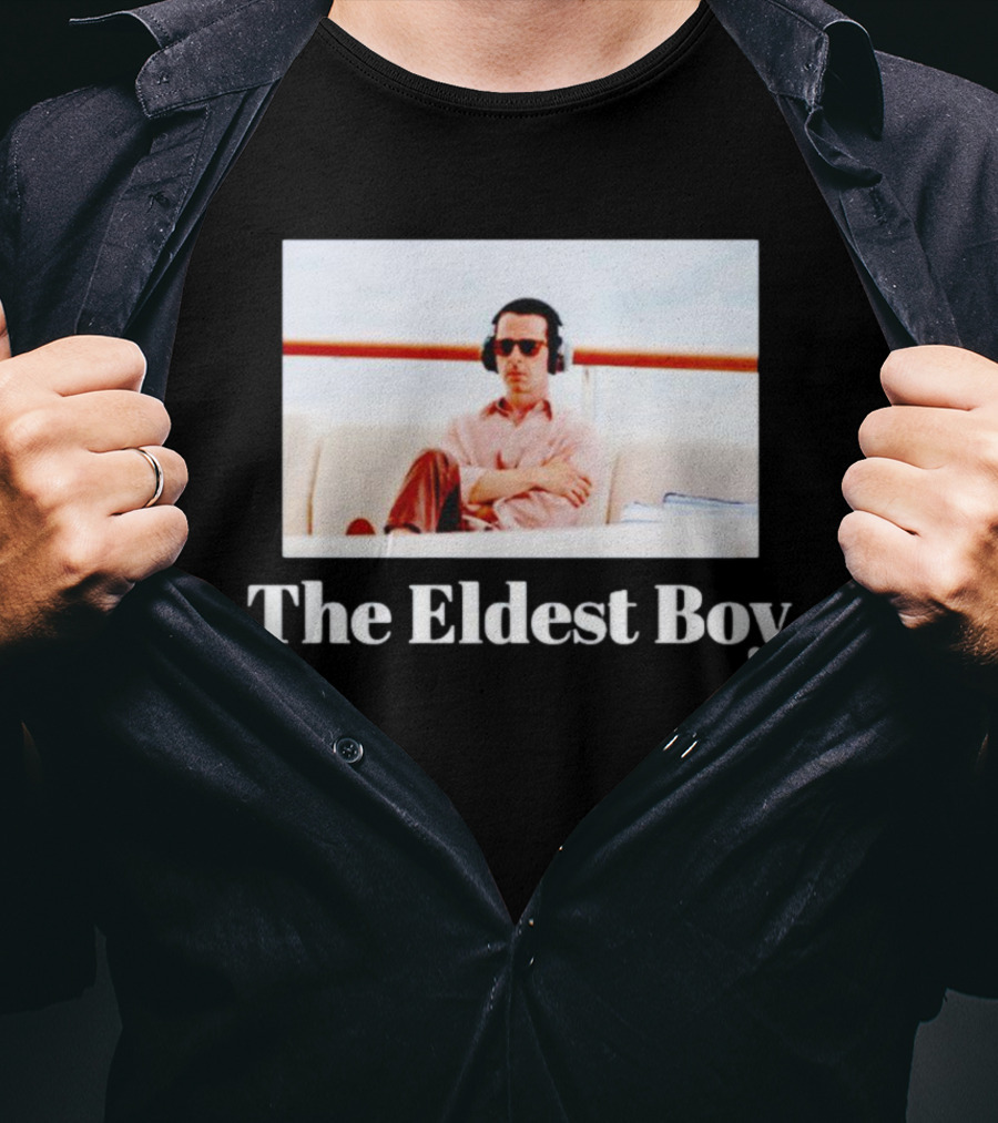 The Eldest Boy Headphones Sunglasses Relaxed Vibe T-Shirt